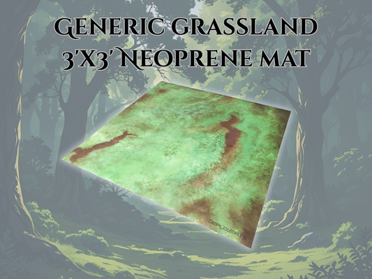 Grassland 3'x3' Neoprene Mat
