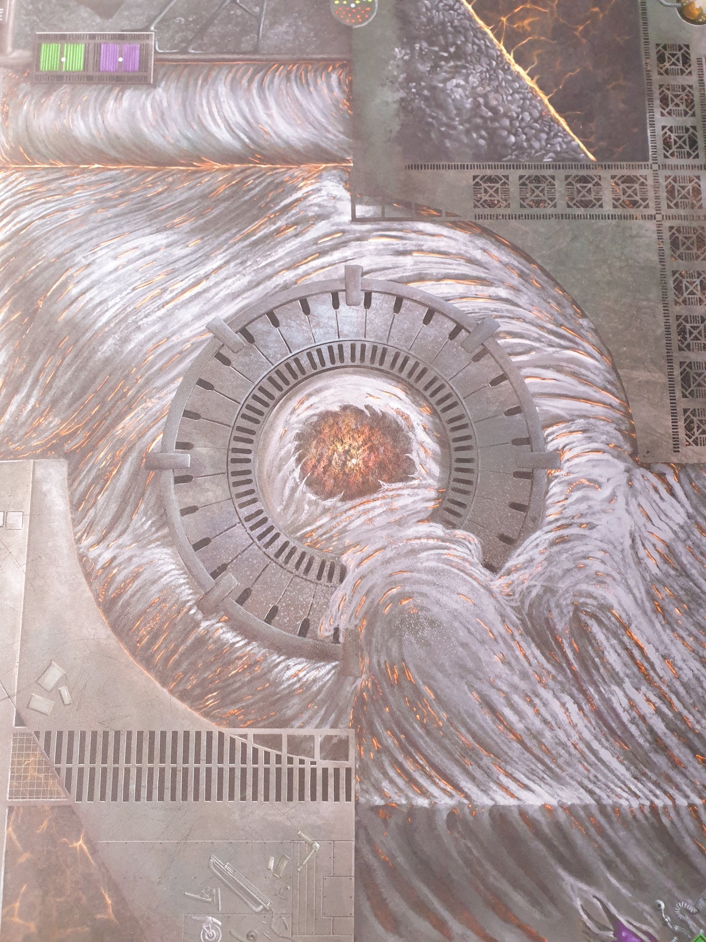Magma Outpost Single Sided - 40000 competitive battle mat 60 x 44 inches [2024 - 2026]