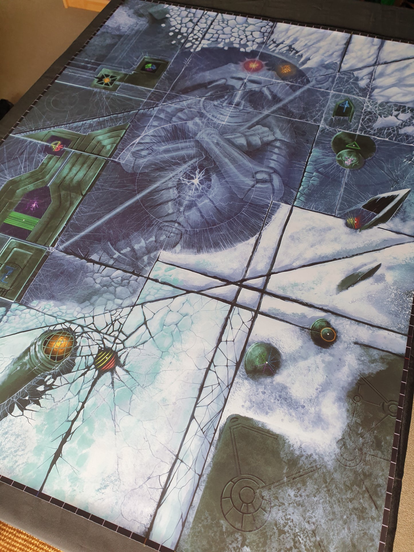 Frozen Tomb Single Sided - 40000 competitive battle mat 60 x 44 inches [2024 - 2026]