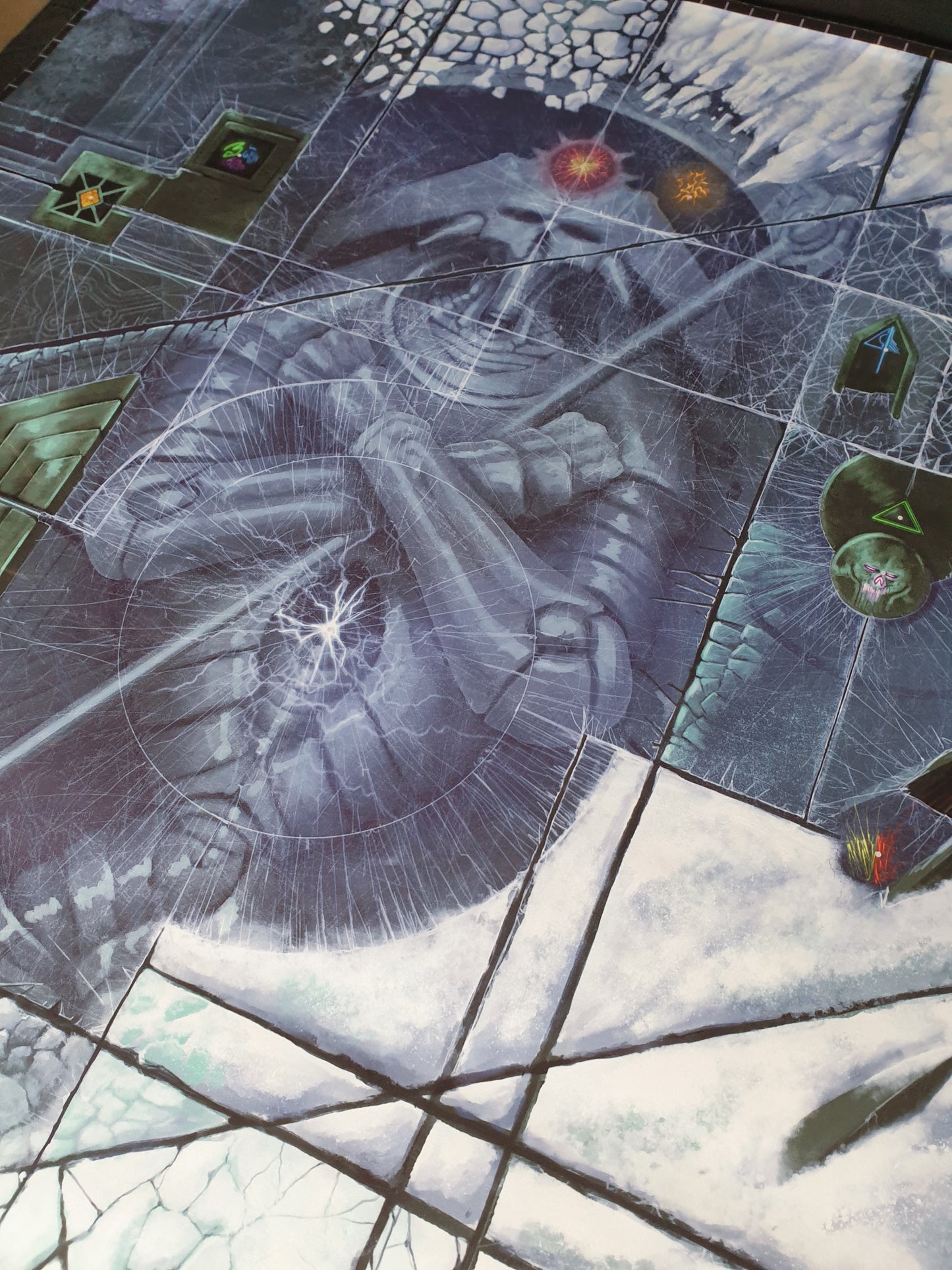 Magma Outpost & Frozen Tomb double sided neoprene mat 60 x 44 inches [2024 - 2026]