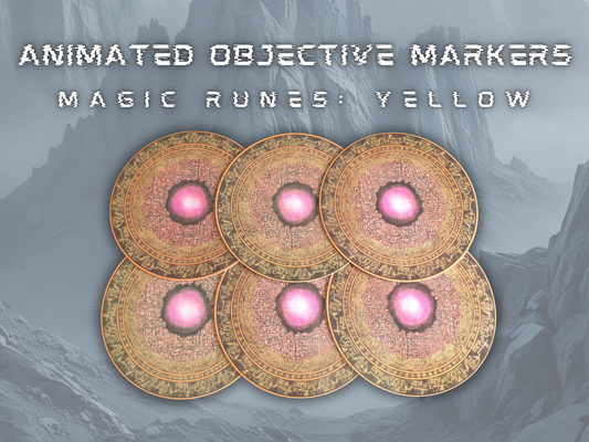 Animated Objective Markers - Magic Runes: Yellow