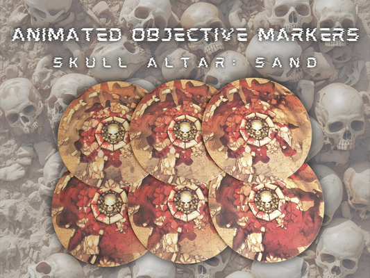 Animated Objective Markers - Skull Altar: Sand