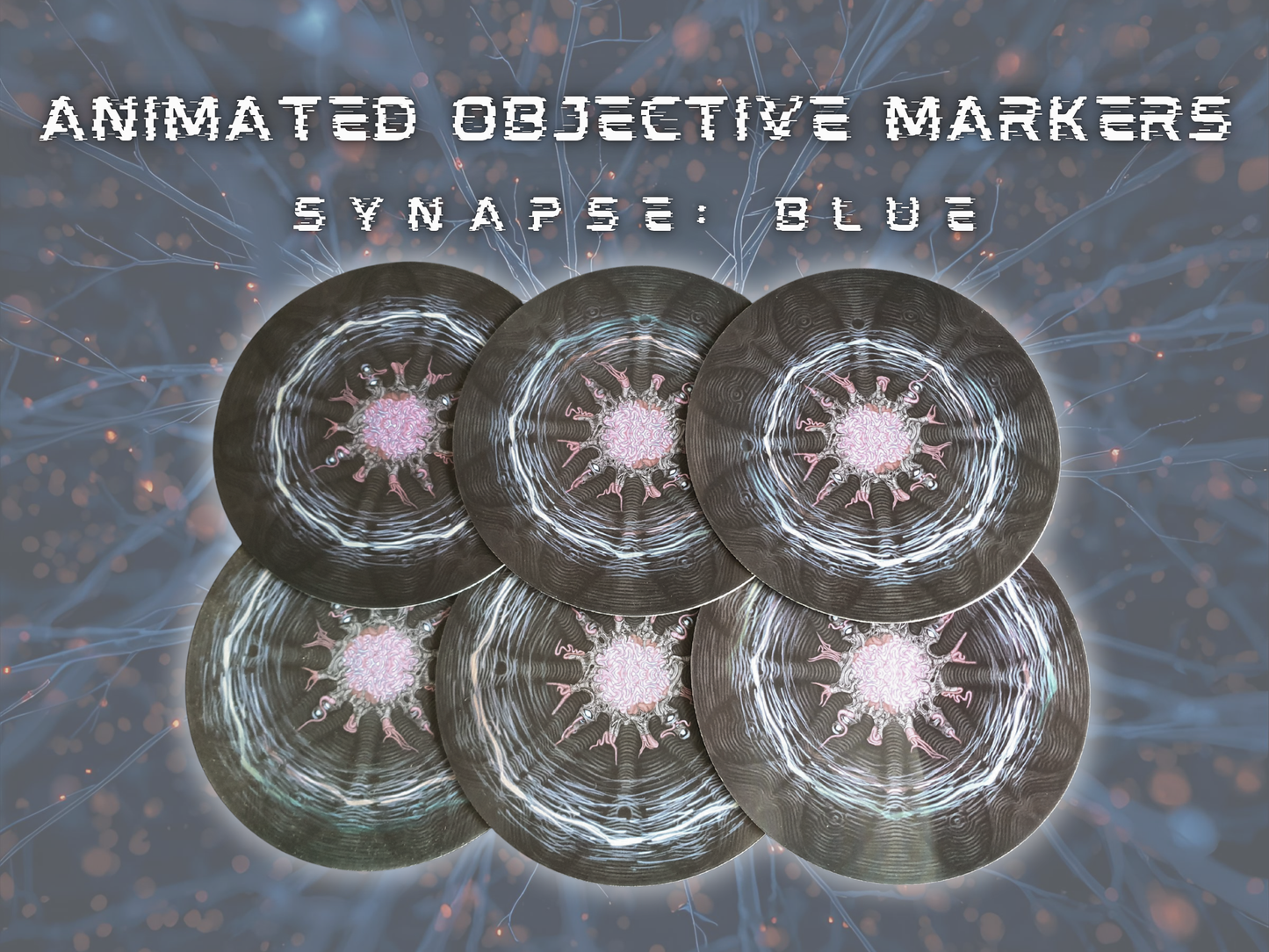 Animated Objective Markers - Synapse: Blue